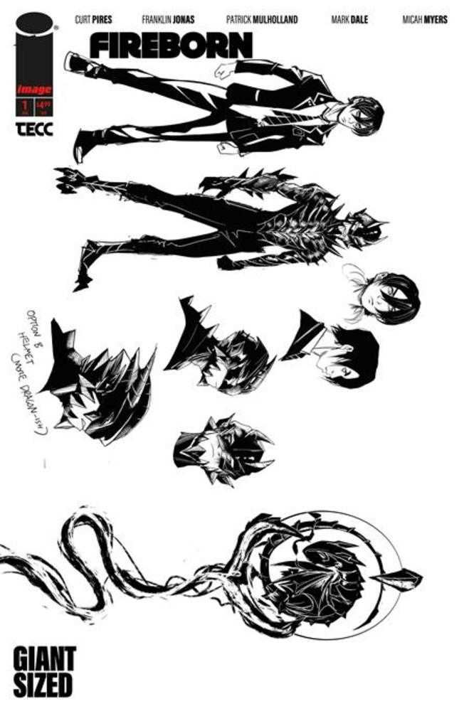 Fireborn 1 Cover F Inc Patrick Mulholland Design 1:15 Ratio Variant - Walt's Comic Shop
