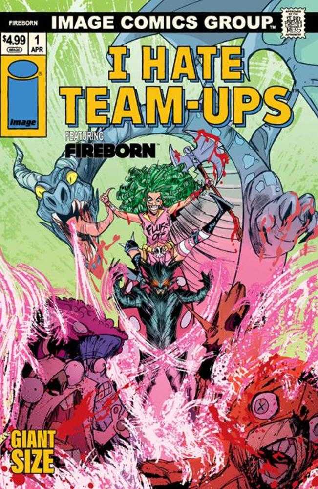 Fireborn 1 Cover N Patrick Mulholland I Hate Fairyland Team Up Variant - Walt's Comic Shop