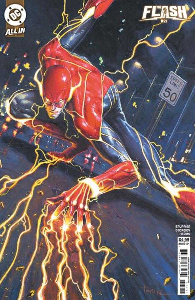 Flash 21 Cover B Davide Paratore Card Stock Variant - Walt's Comic Shop