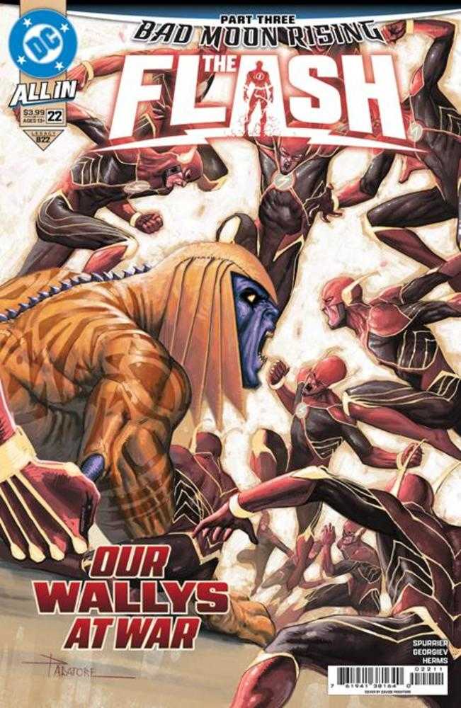 Flash 22 Cover A Davide Paratore - Walt's Comic Shop