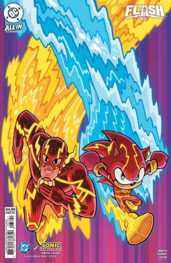 Flash 33 Cover D Dan Hipp DC X Sonic Card Stock Variant - Walt's Comic Shop