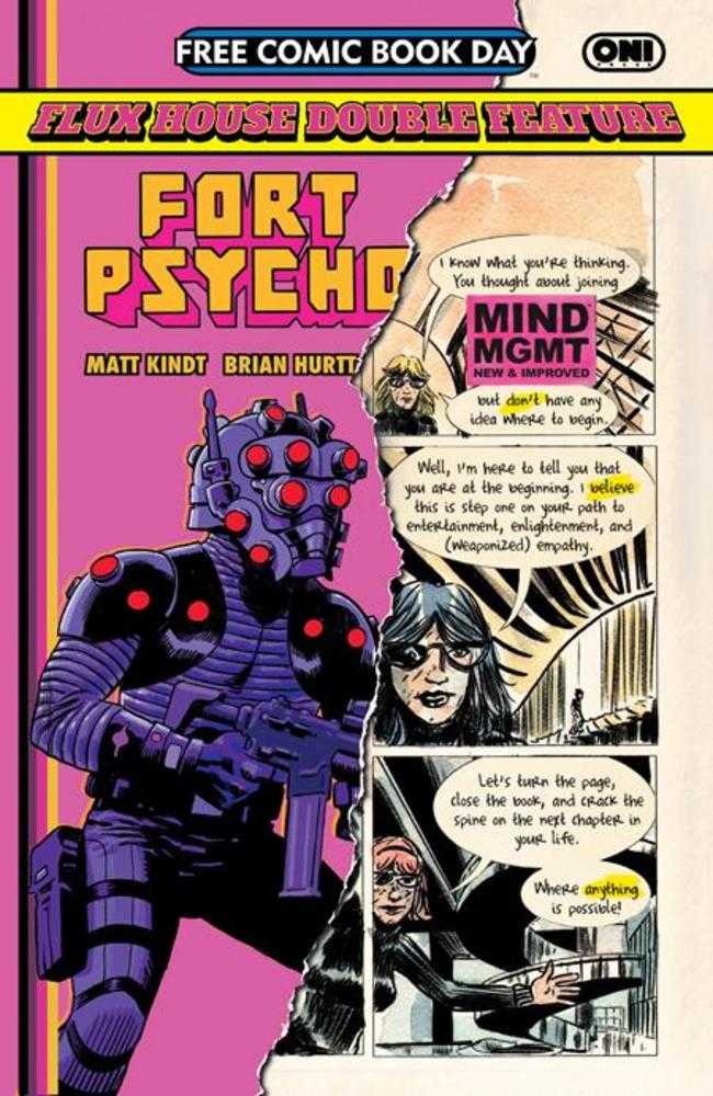 Freebie - Free Comic Book Day 2026 - Mind Mgmt Fort Psycho Special - Walt's Comic Shop