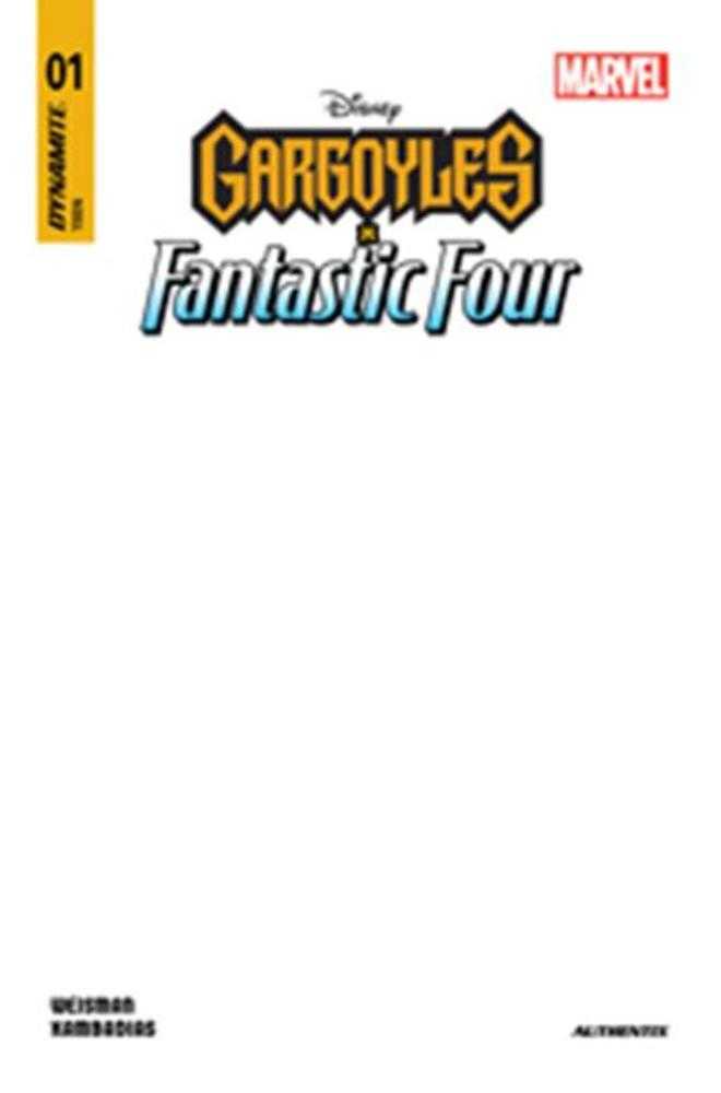 Gargoyles X Fantastic Four 1 Cover F Blank Authentix Variant - Walt's Comic Shop