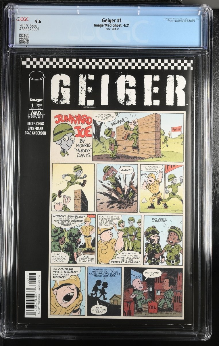 Geiger #1 (Raw Edition) CGC 9.6 - Walt's Comic Shop