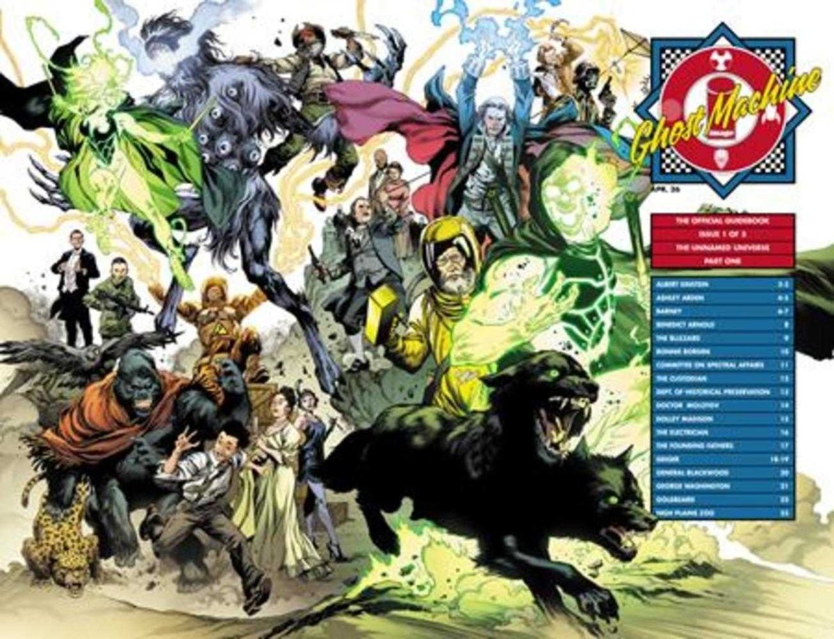Ghost Machine The Official Guidebook 1 (Of 5) Cover C Ivan Reis & Danny Miki Wraparound Variant - Walt's Comic Shop