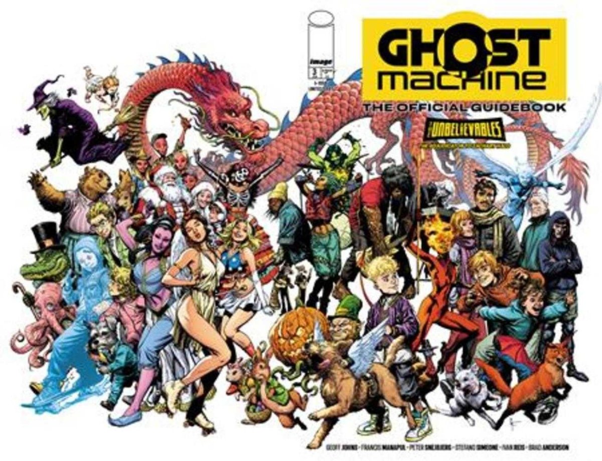 Ghost Machine The Official Guidebook 3 (Of 5) Cover A Gary Frank & Brad Anderson Wraparound - Walt's Comic Shop