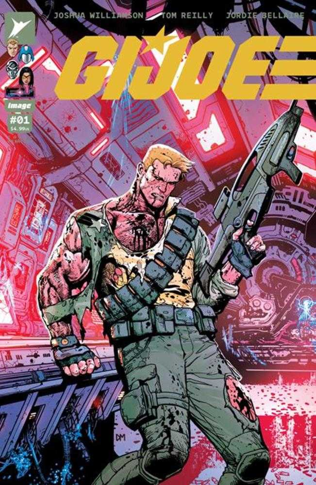 G.I. Joe #1 3RD Printing Cover C Doug Mahnke Damaged Duke Variant - Walt's Comic Shop