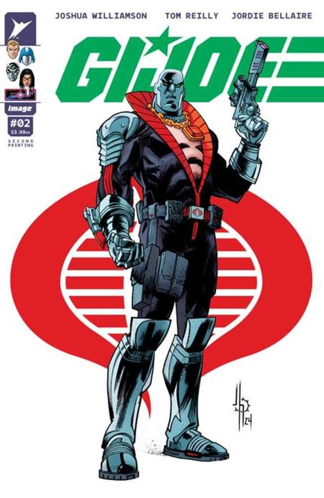 G.I. Joe #2 2nd Print Cover B Jason Howard Cobra Variant - Walt's Comic Shop