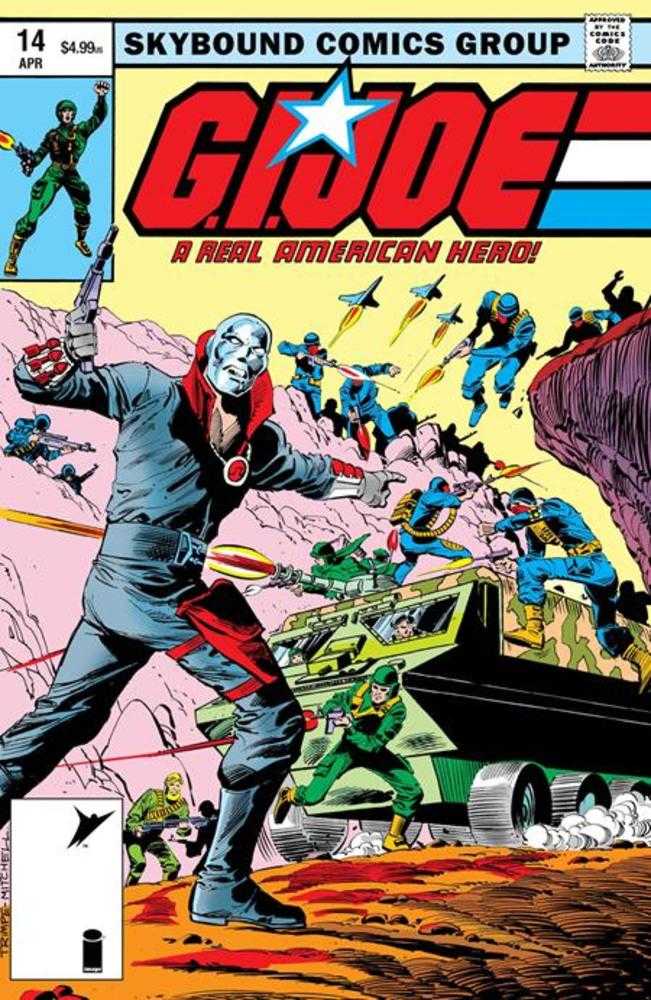 G.I. Joe A Real American Hero 14 Hama Files Edition Cover C Herb Trimpe & Steve Mitchell Foil Variant - Walt's Comic Shop