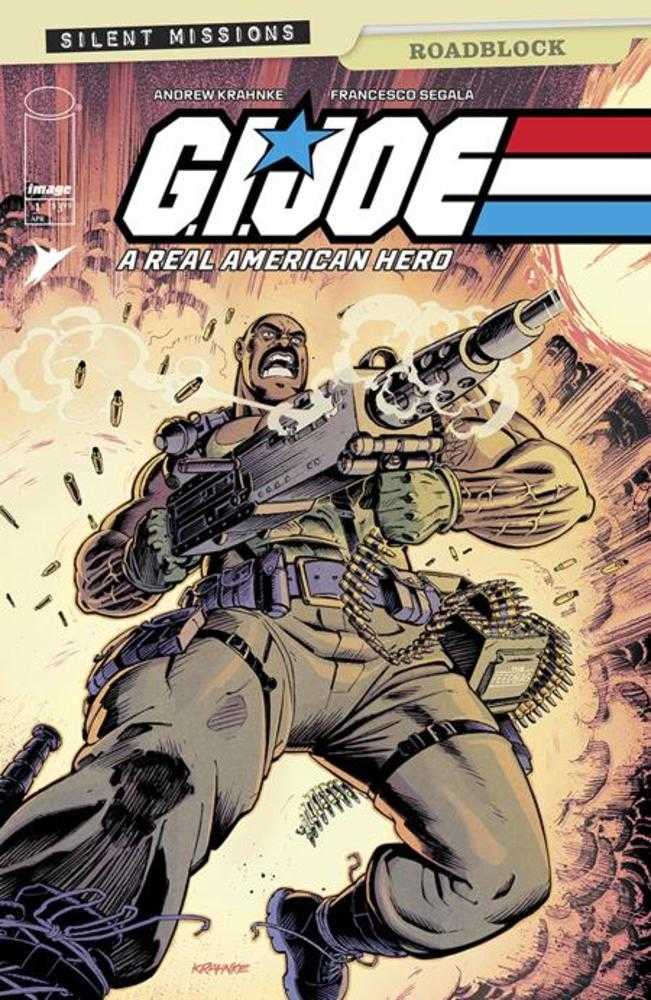 G.I. Joe A Real American Hero Roadblock #1 (One Shot) Cover A Andrew Krahnke - Walt's Comic Shop