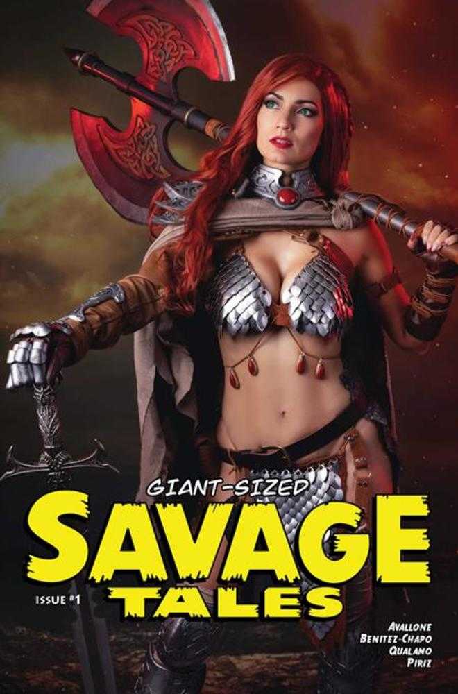 Giant Sized Savage Tales (One Shot) Cover C Ivy Cosplay Red Sonja Variant - Walt's Comic Shop