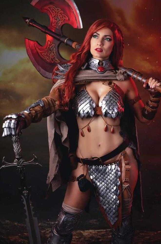 Giant Sized Savage Tales (One Shot) Cover I Ivy Cosplay Red Sonja Full Art 1:10 Ratio Variant - Walt's Comic Shop