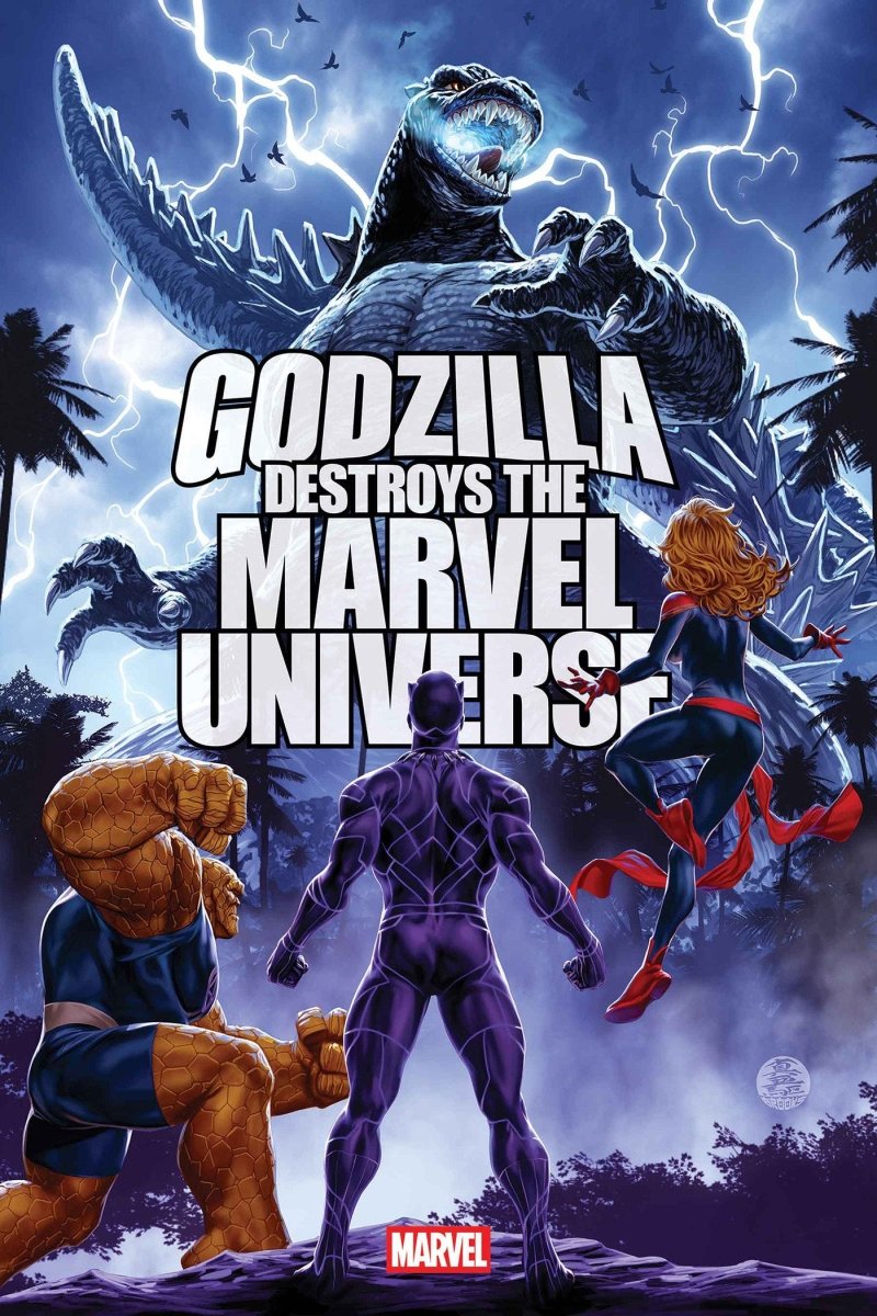 Godzilla Destroys The Marvel Universe 4 - Walt's Comic Shop