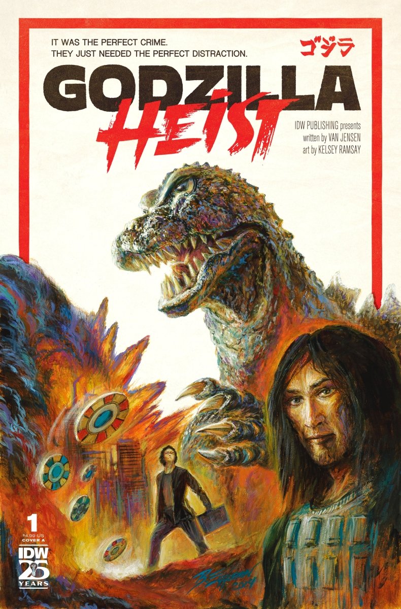 Godzilla: Heist #1 Cover A (Eggleton) - Walt's Comic Shop