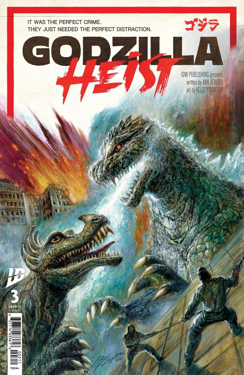 Godzilla: Heist #3 Cover A (Eggleton) - Walt's Comic Shop