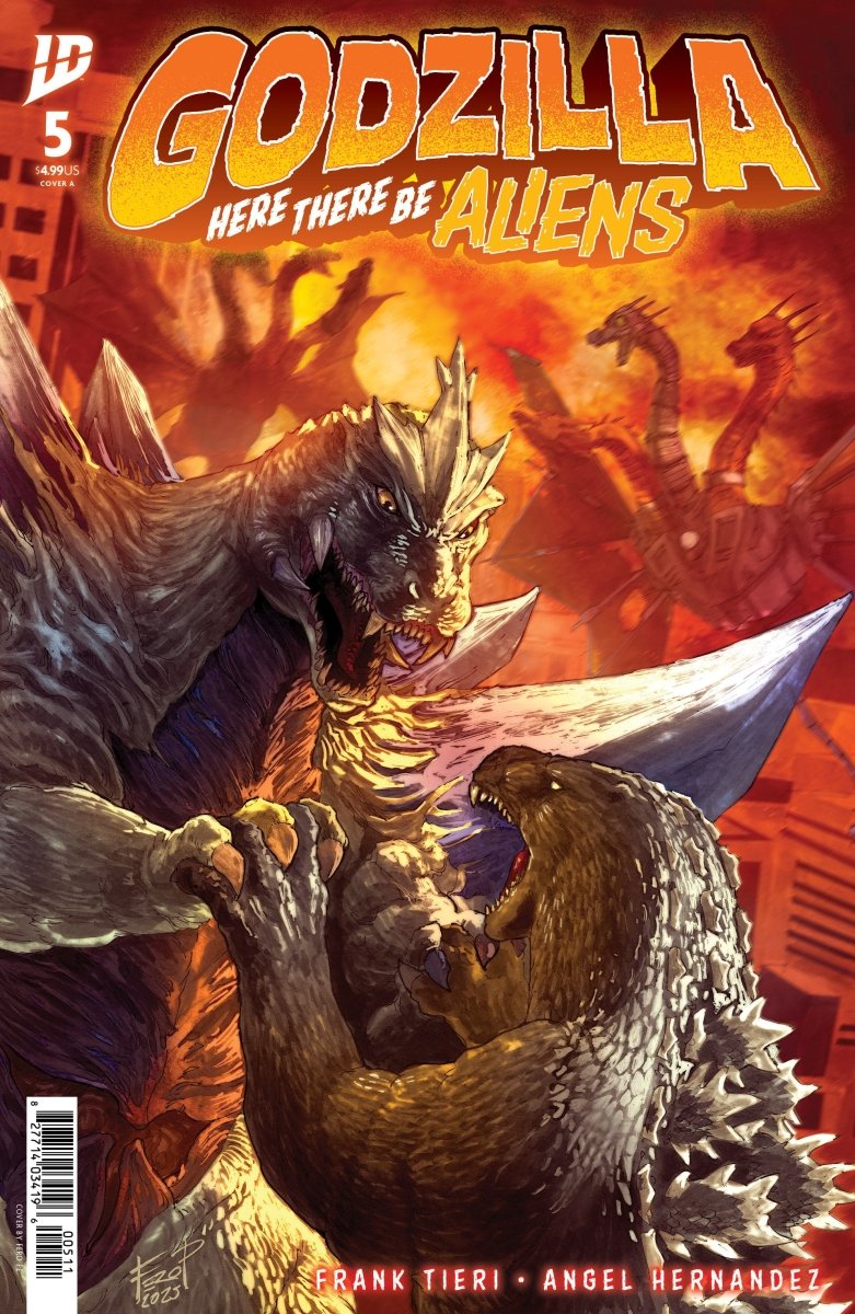 Godzilla: Here There Be Aliens 5 Cover A (Pe) - Walt's Comic Shop