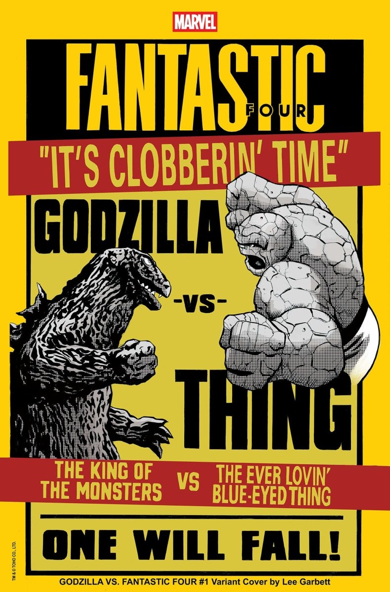 Godzilla vs. Fantastic Four #1 Lee Garbett Versus Variant - Walt's Comic Shop