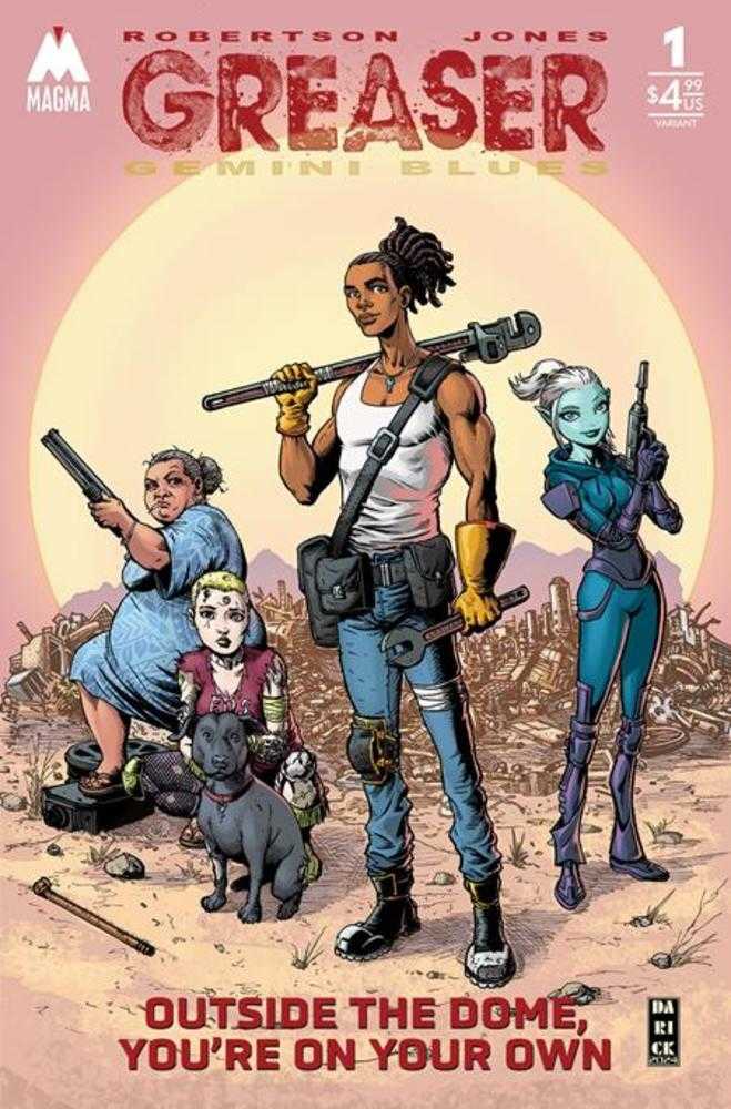 Greaser Gemini Blues #1 Cover B Darick Robertson Cardstock Variant (Mature) - Walt's Comic Shop