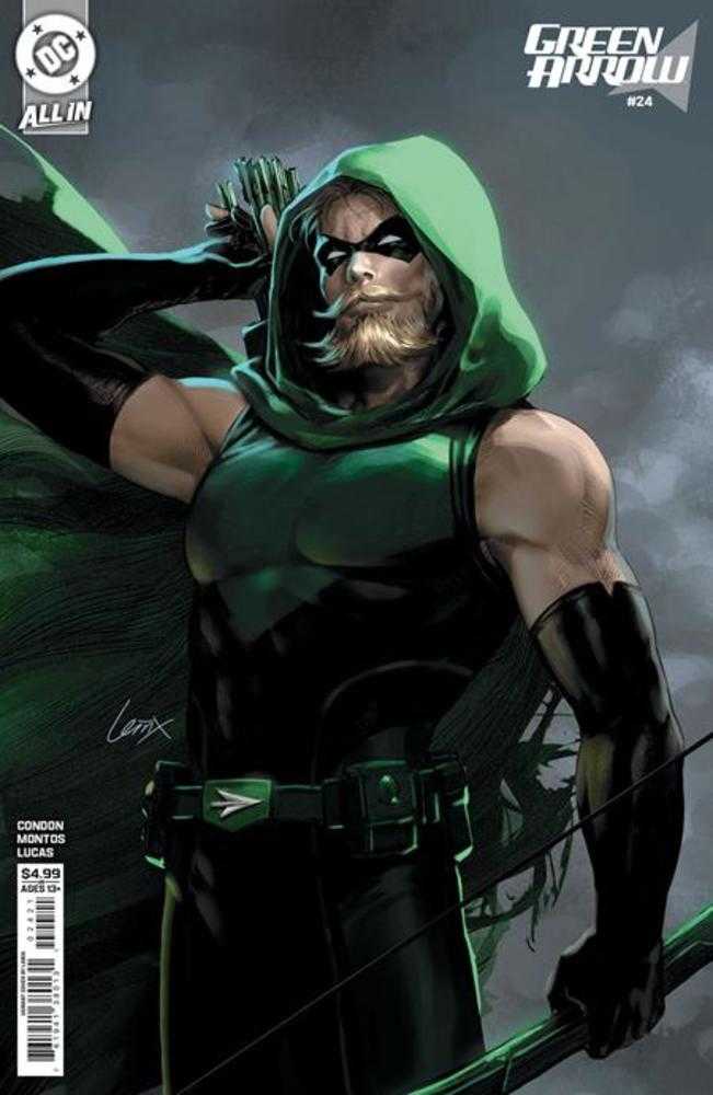 Green Arrow 24 Cover B Lesley Leirix Li Card Stock Variant - Walt's Comic Shop