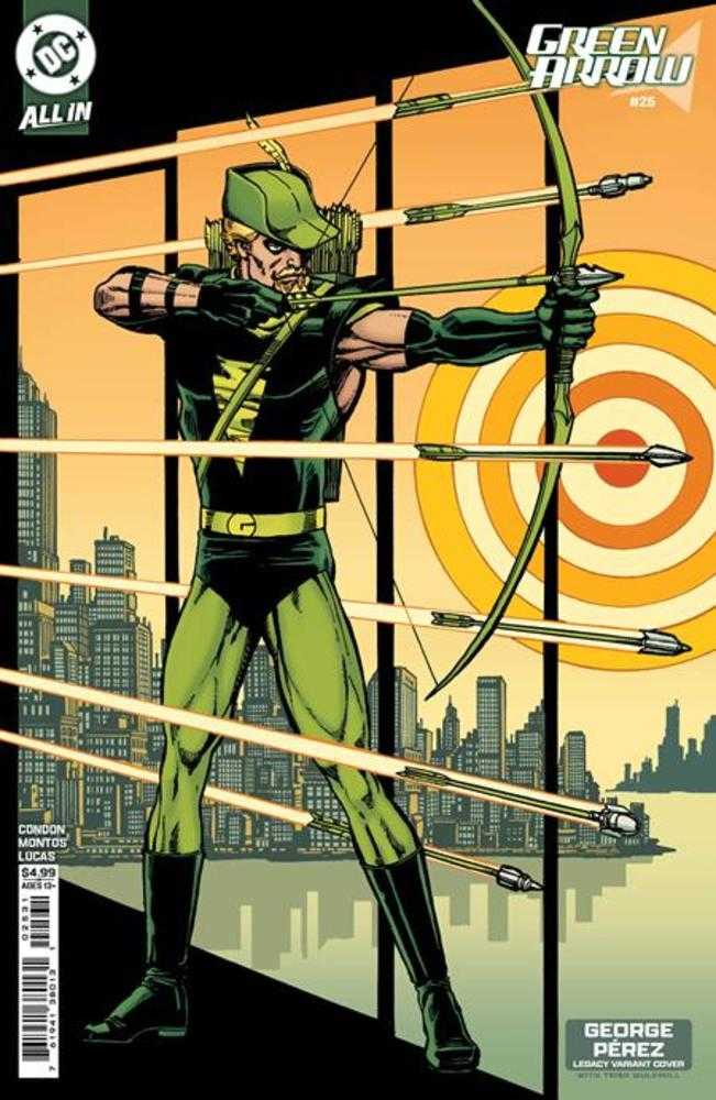 Green Arrow 25 Cover D George Perez Legacy Card Stock Variant - Walt's Comic Shop