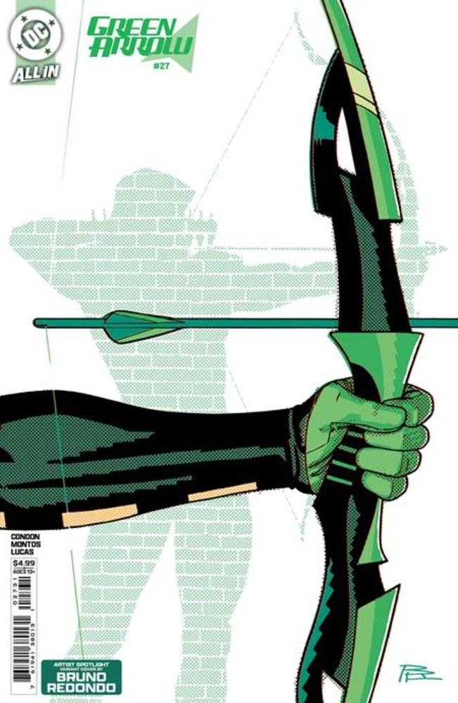 Green Arrow 27 Cover C Bruno Redondo Artist Spotlight Card Stock Variant - Walt's Comic Shop
