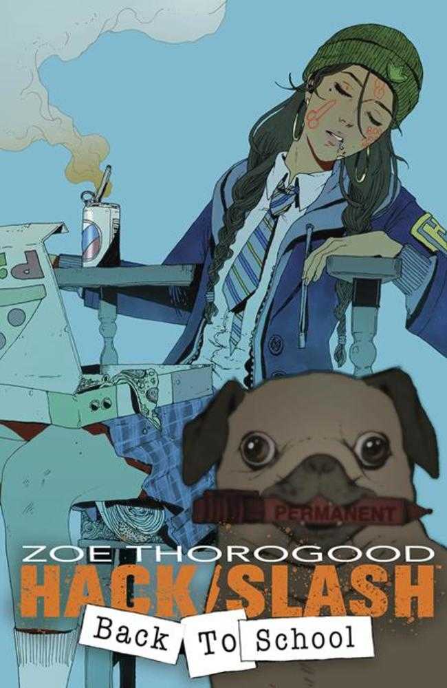 Hack Slash Back To School #4 (Of 4) Cover A Zoe Thorogood - Walt's Comic Shop