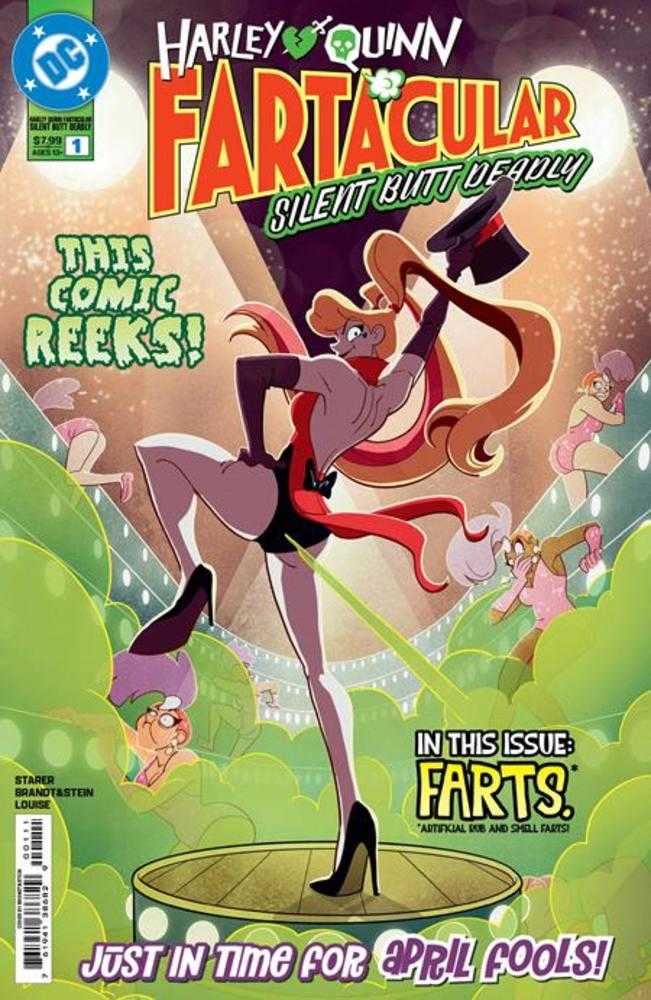 Harley Quinn Fartacular Silent Butt Deadly #1 (One Shot) Cover A Ted Brandt & Ro Stein - Walt's Comic Shop