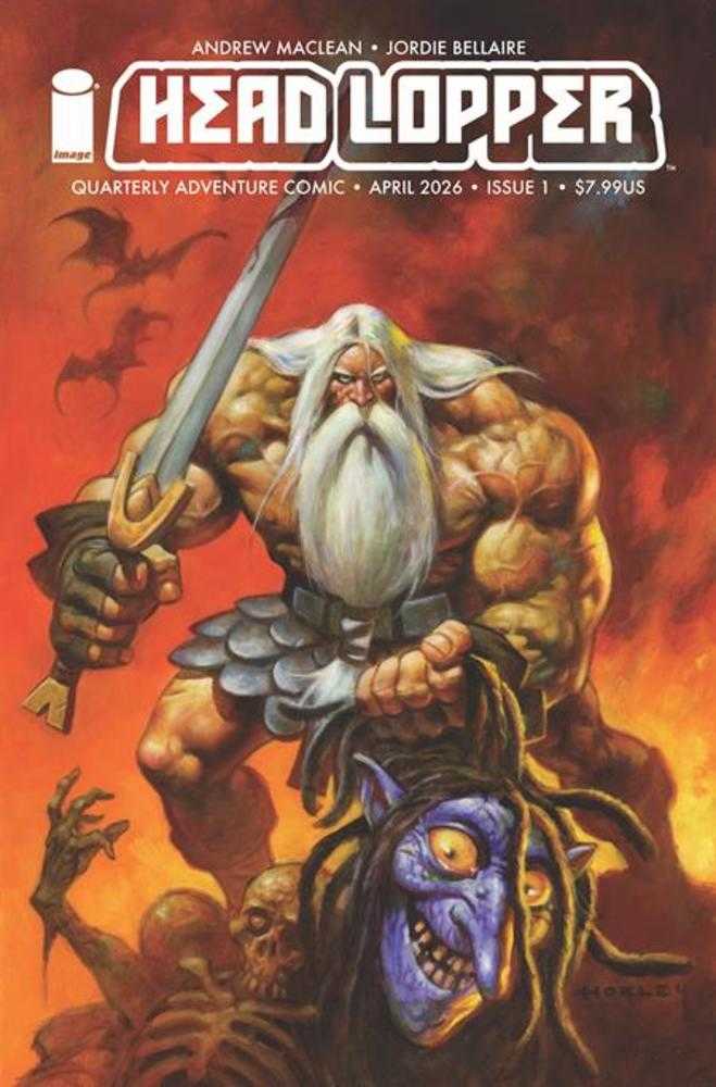 Head Lopper 1 (2026) Cover F Alex Horley 1:25 Ratio Variant (Mature) - Walt's Comic Shop