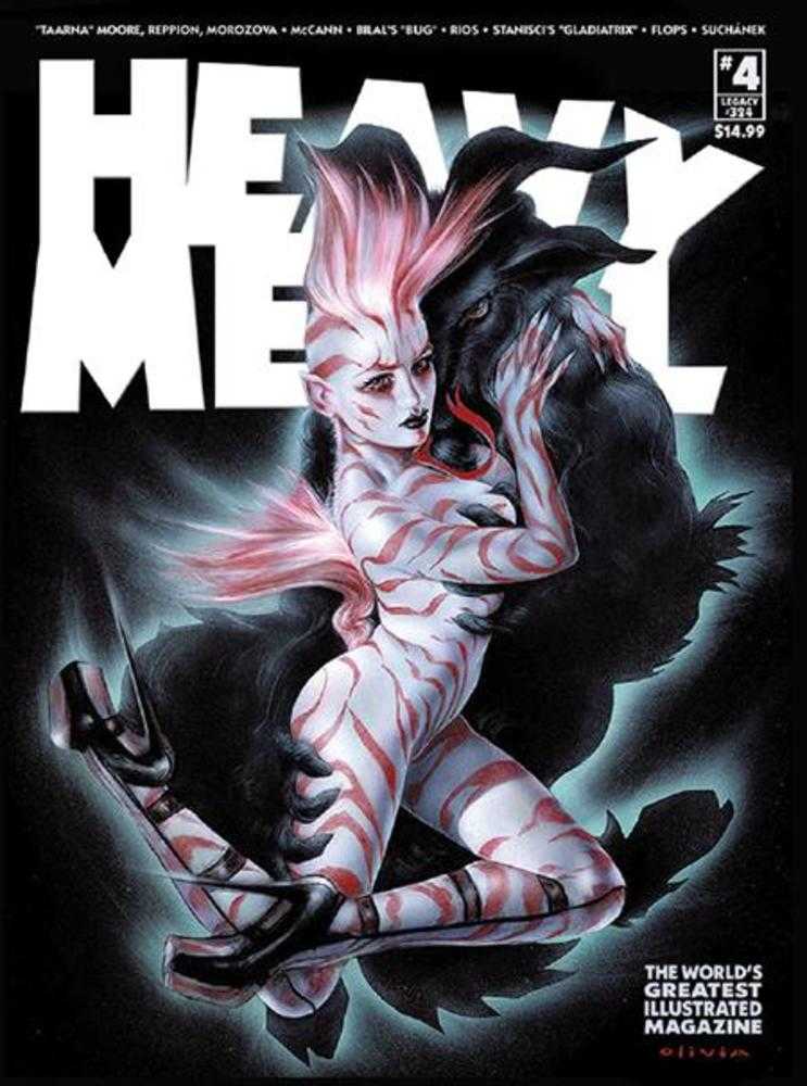 Heavy Metal Magazine 4 Cover A Olivia De Berardinis (Mature) - Walt's Comic Shop