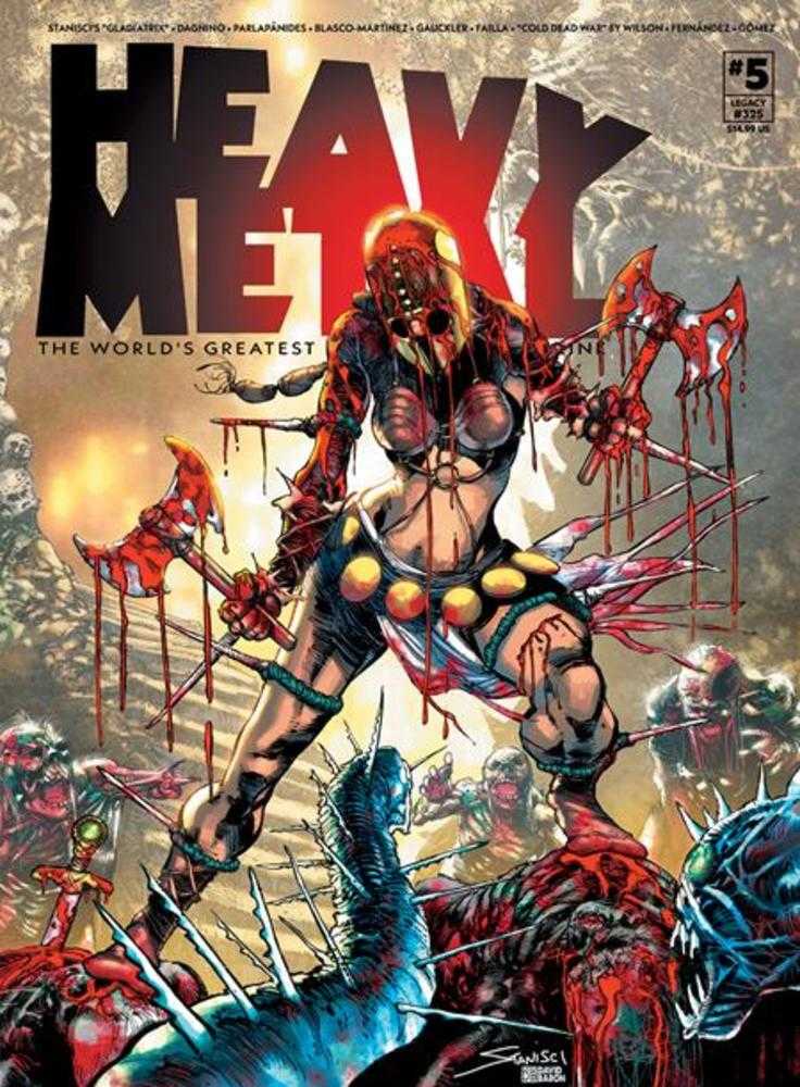 Heavy Metal Magazine 5 Cover B John Stanisci Variant (Mature) - Walt's Comic Shop