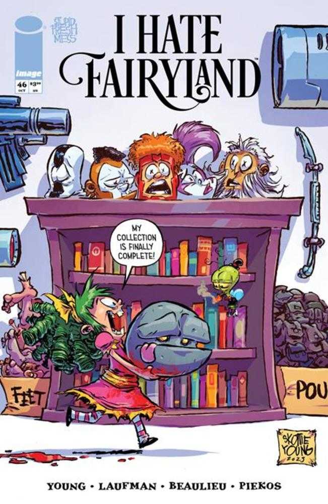 I Hate Fairyland 46 Cover D Skottie Young Youngblood Team Up Variant (Mature) - Walt's Comic Shop