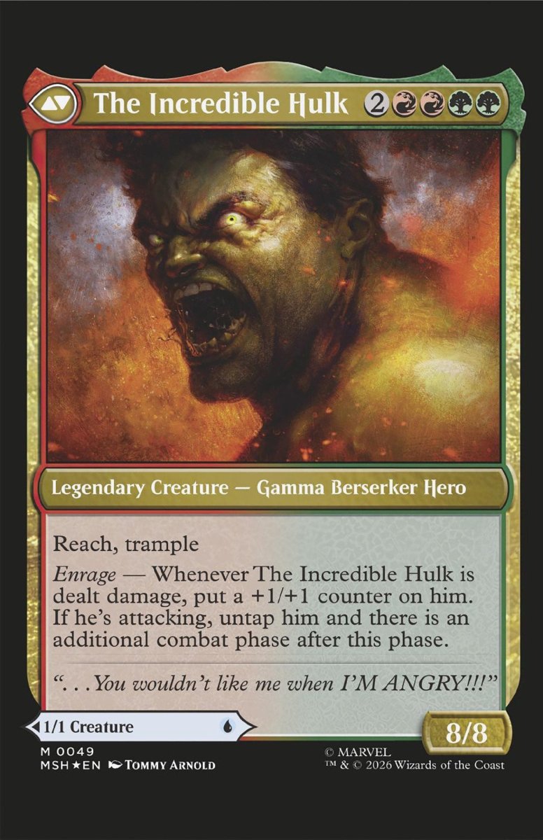 Infernal Hulk 8 Classified Artist Magic: The Gathering Variant - Walt's Comic Shop