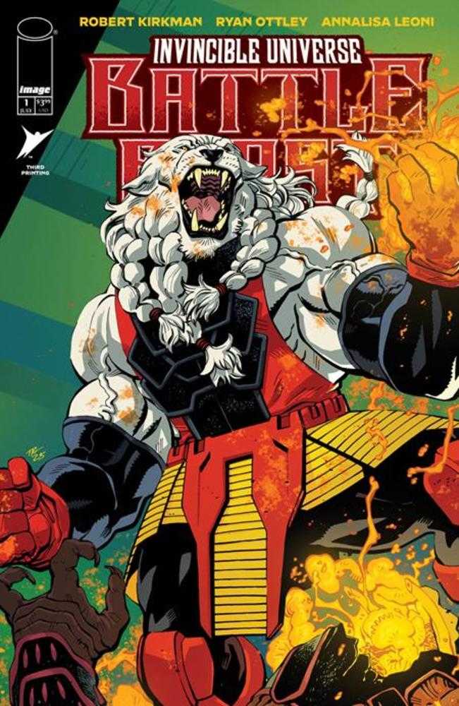 Invincible Universe Battle Beast 1 3RD Printing - Walt's Comic Shop