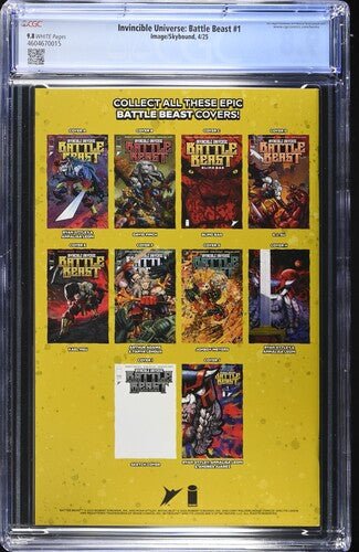 Invincible Universe: Battle Beast 1 Cover A CGC 9.8 - Walt's Comic Shop