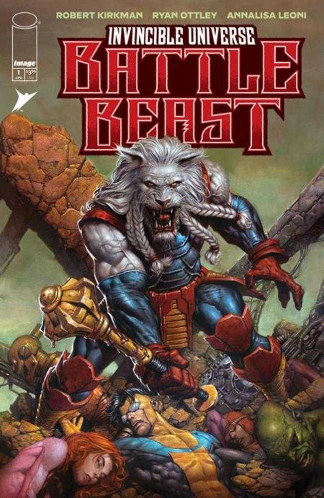 Invincible Universe Battle Beast #1 Cover B Davd Finch Variant *One per customer* - Walt's Comic Shop