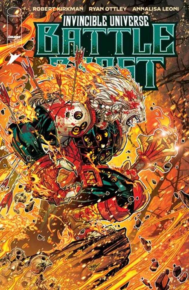 Invincible Universe Battle Beast #1 Cover G Jonboy Meyers Foil 1:100 Ratio Variant - Walt's Comic Shop