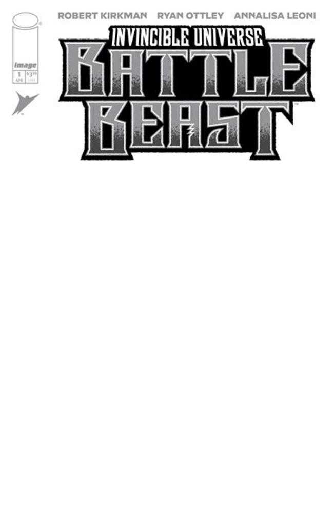 Invincible Universe Battle Beast #1 Cover I Blank Sketch Variant *One per customer* - Walt's Comic Shop