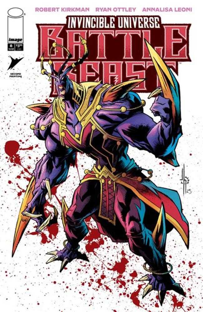 Invincible Universe Battle Beast 6 2nd Printing - Walt's Comic Shop