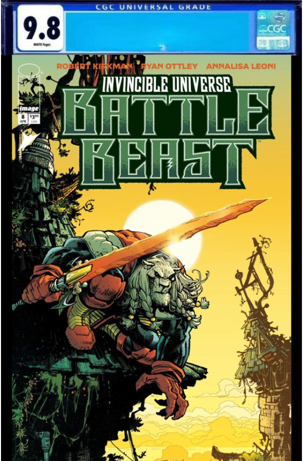 Invincible Universe Battle Beast 8 Cover A Ryan Ottley & Annalisa Leoni CGC 9.8 *PRE - ORDER* - Walt's Comic Shop