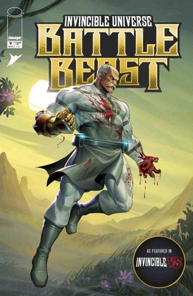 Invincible Universe Battle Beast 9 Cover H Dan Eder vs Variant - Walt's Comic Shop