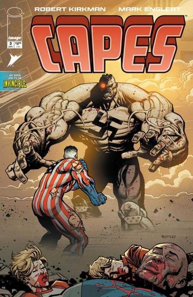 Invincible Universe Capes 3 Cover A Ryan Ottley & Dave Mccaig - Walt's Comic Shop