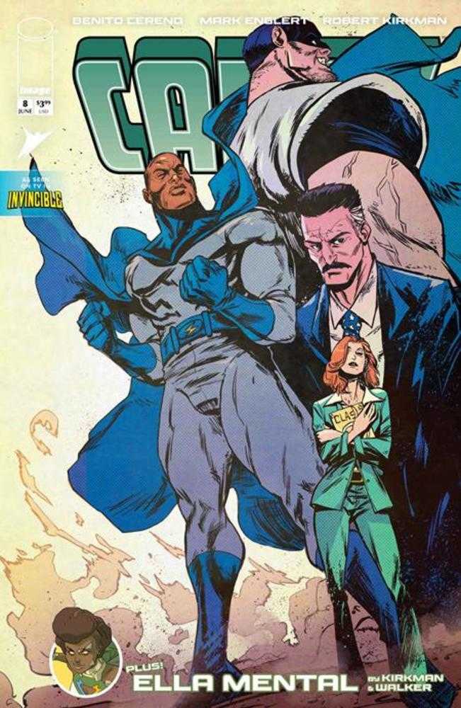 Invincible Universe Capes 8 Cover E Sanford Greene Connecting Variant - Walt's Comic Shop