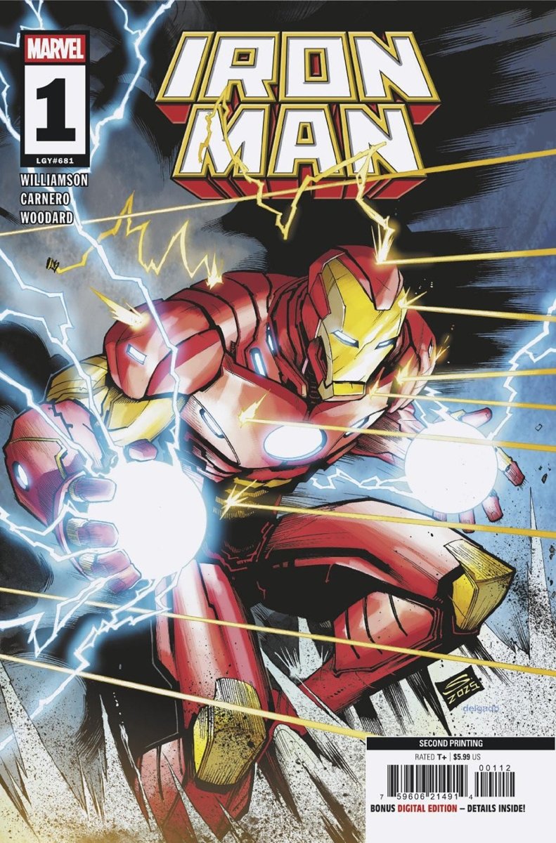 Iron Man 1 Gerardo Sandoval 2nd Printing Variant - Walt's Comic Shop
