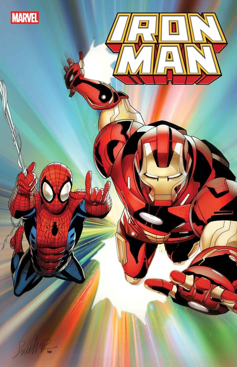 Iron Man 6 Salvador Larroca Foil Variant - Walt's Comic Shop