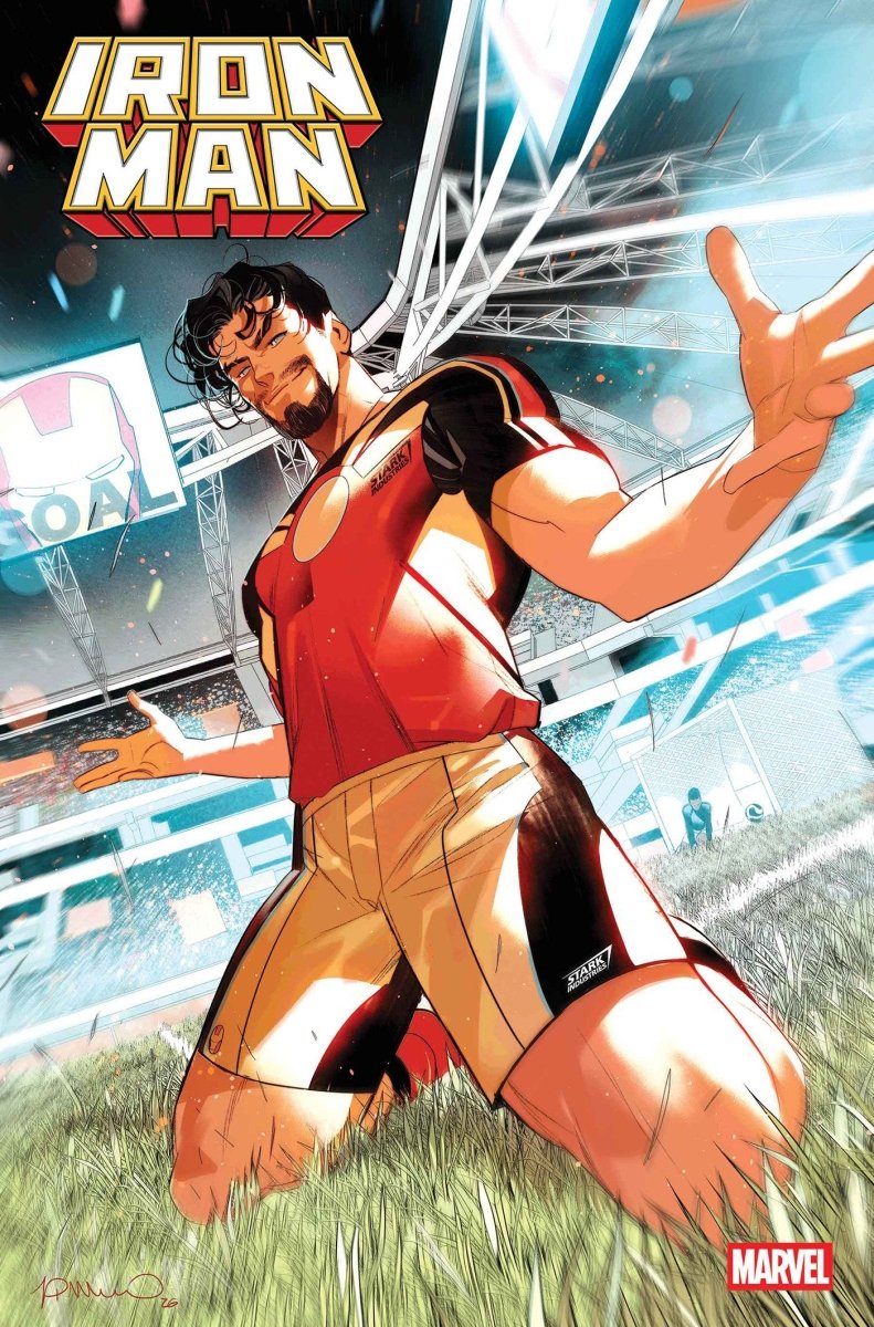 Iron Man 6 Simone Di Meo Marvel Soccer Variant - Walt's Comic Shop