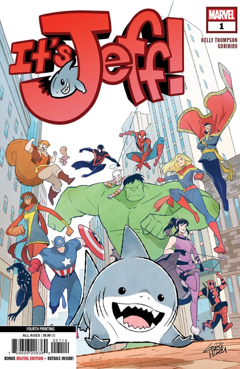 It'S Jeff #1 Gurihiru 4TH Printing Variant - Walt's Comic Shop