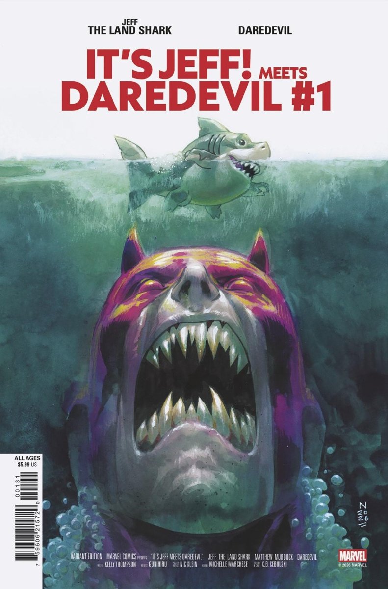 It's Jeff Meets Daredevil 1 Nic Klein Variant *one per customer* - Walt's Comic Shop