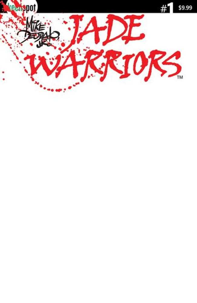 Jade Warriors 1 Cover C Blank Sketch Variant - Walt's Comic Shop