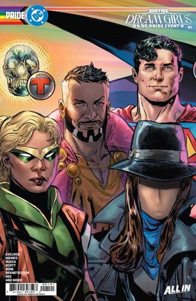 Justice League Dream Girls A DC Pride Event 1 (Of 4) Cover B Phil Jimenez Connecting Card Stock Variant - Walt's Comic Shop
