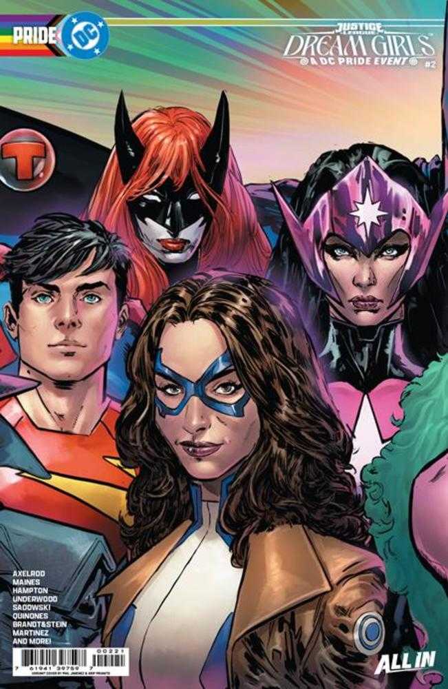 Justice League Dream Girls A DC Pride Event 2 (Of 4) Cover B Phil Jimenez Connecting Card Stock Variant - Walt's Comic Shop